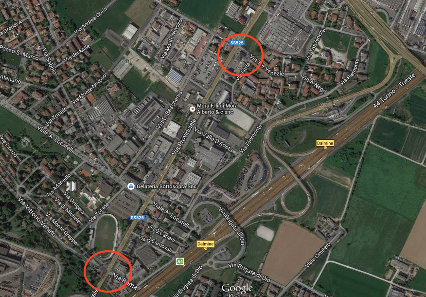 ecco dove stanno via roma e via 3 venezie #opendalmine http://t.co/AdNL5Wl2FD